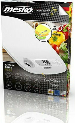 Mesko MS 3159 Digital Kitchen Scale Up To 5kg White