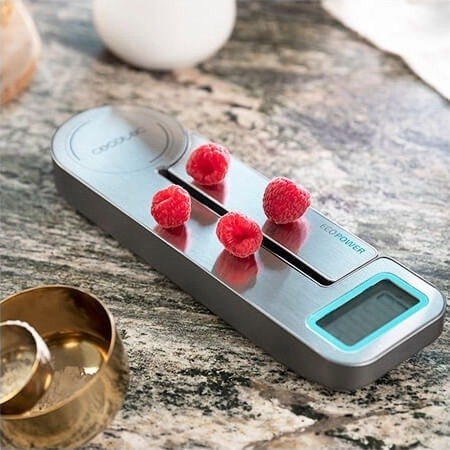 Cecotec Cook Control 10100 EcoPower Compact Ψηφιακή Ζυγαριά Κουζίνας Αναδιπλούμενη έως 5kg Inox