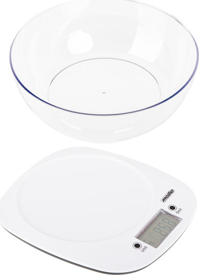 Adler Digital Kitchen Scale with Bucket up to 5kg White