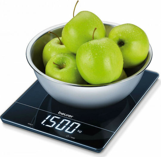 Beurer KS 34 Digital Küchenwaage bis 15kg Schwarze