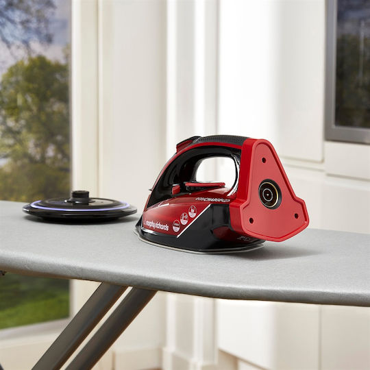 Morphy Richards 303250 easyCHARGE Fier De Călcat Cu Abur Fără Fir 2400W Cu Placă Ceramică Și Furnizare Continuă De 30gr/min