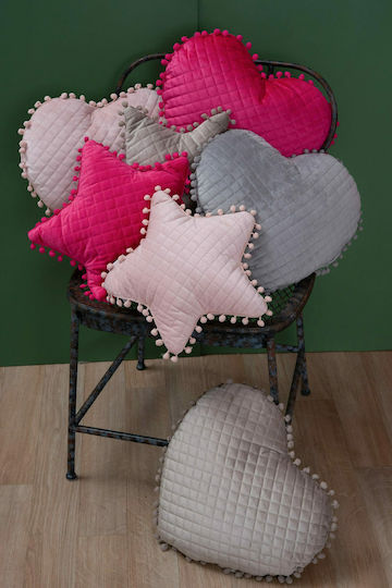 Palamaiki Dekokissen für Wiege Heart Beige 38x40cm