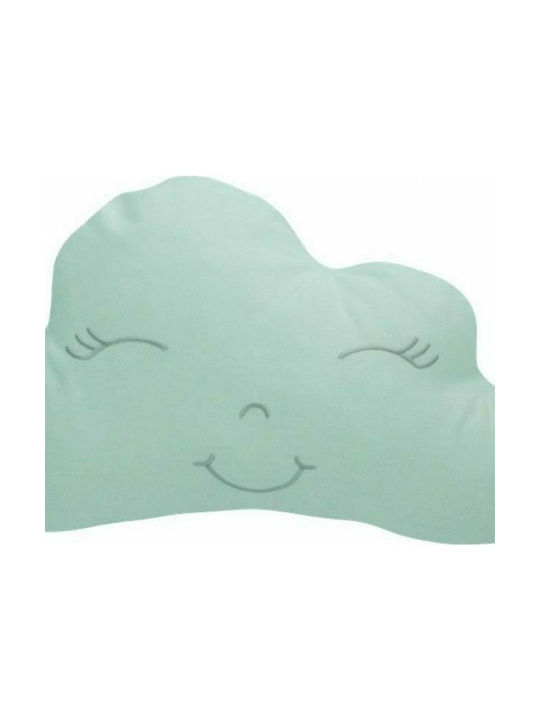 Baby Oliver Διακοσμητικό Μαξιλάρι Κούνιας "Σύννεφο" Πράσινo 21x38cm