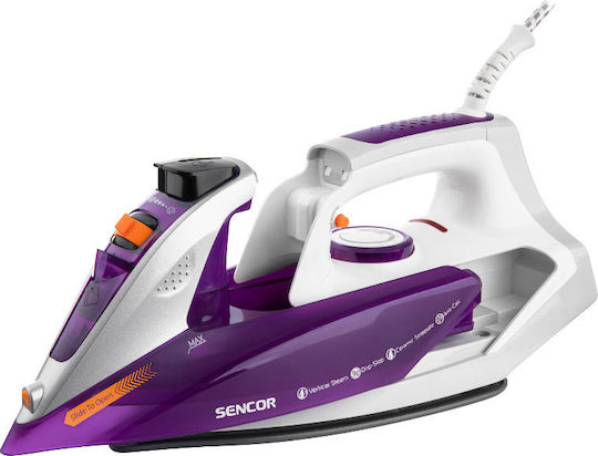 Sencor Σίδερο Ατμού 2400W με Κεραμική Πλάκα και Συνεχόμενη Παροχή 25gr/min