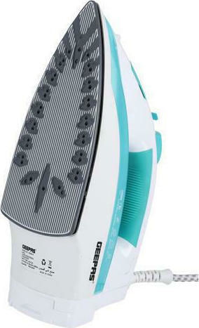 Geepas GSI24015 Steam Iron 2400W with Ceramic Plate and Continuous Steam Supply 50g/min