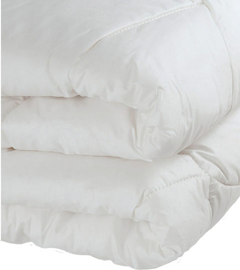Vesta Home Πάπλωμα Ημίδιπλο Μάλλινο 190x230εκ. Pindos 350 Λeyko 350 GSM 12.5 togs
