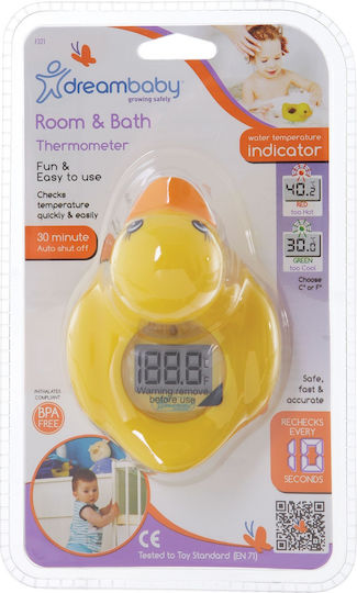 Dreambaby Digital Bath Thermometer Duck 0°C - 50°C Yellow