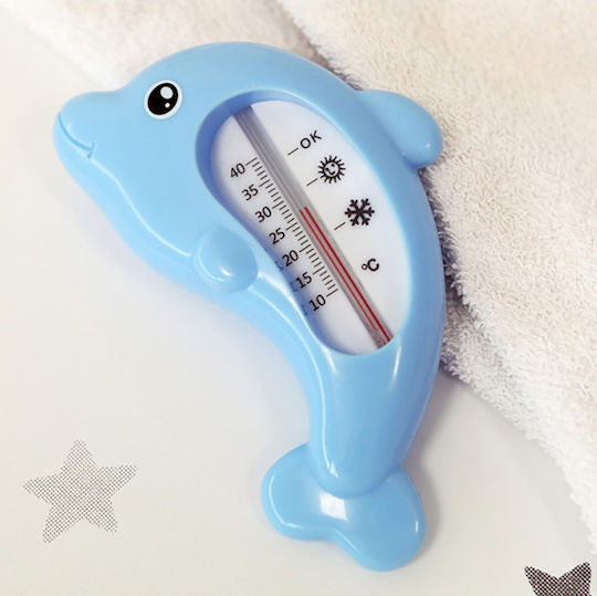 Kiokids Analog Bade-Thermometer Delfin 10°C bis 40°C Blau 2289