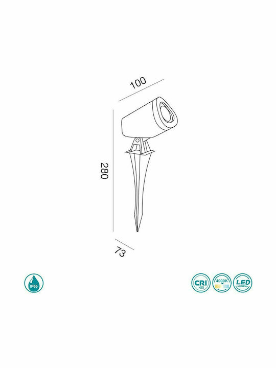 Gea Luce Водоустойчиво LED осветително тяло Jupiter GES531