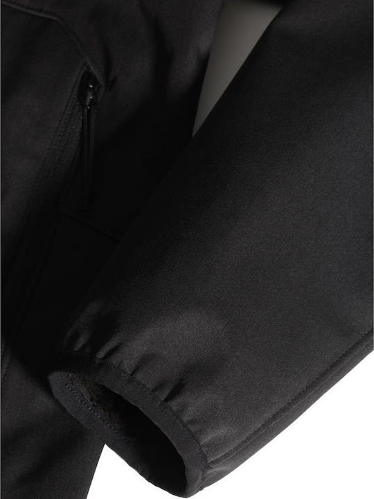 Quest Hooded Geci Barbatim Iarna Waterproof și cu Protecție Împotriva Vântului Negru
