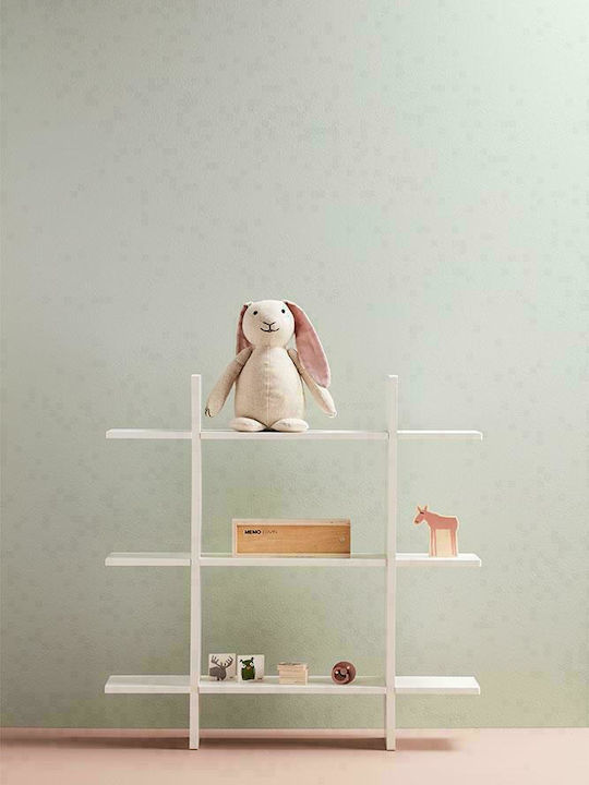 Kids Shelves Wooden Shelving Unit 3 Levels Wall Mount White 70x16x70cm