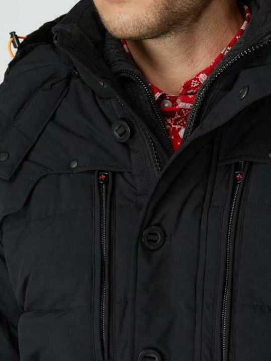 Starstream Winter Puffer Jacket Waterproof and Windproof Black