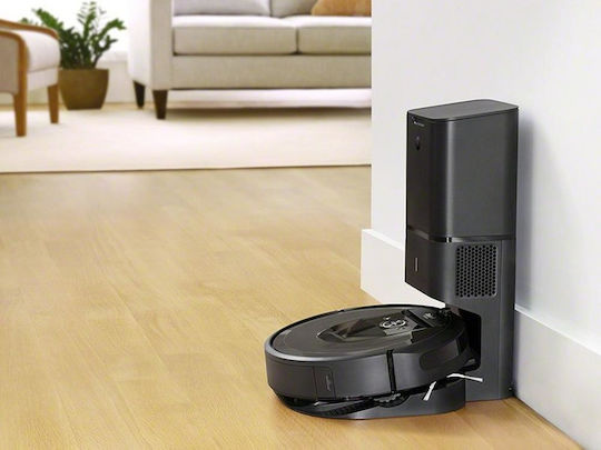 iRobot Roomba i7+ Σκούπα Ρομπότ με Οπτική Χαρτογράφηση Μαύρη
