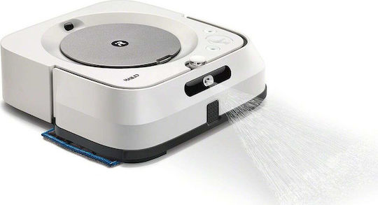 iRobot Braava Jet M6 Σκούπα Ρομπότ με Οπτική Χαρτογράφηση Λευκή