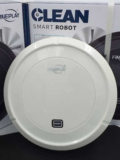 Clean Smart Robot Cleaner Σκούπα Ρομπότ με Αυτονομία έως 120min και Κάλυψη Χώρου έως 120τ.μ. Λευκή