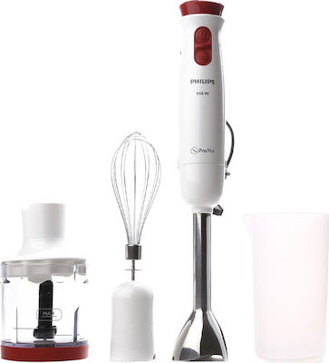 Philips Daily Collection Hand Blender with Stainless Rod 650W White