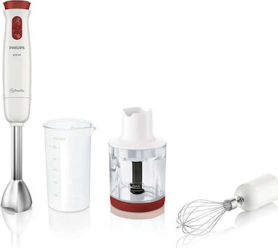 Philips Daily Collection Hand Blender with Stainless Rod 650W White