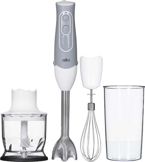 Braun MultiQuick 5 Omelette Ραβδομπλέντερ με Ανοξείδωτη Ράβδο 600W Γκρι