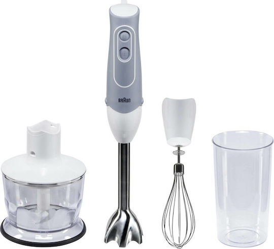 Braun MultiQuick 5 Omelette Ραβδομπλέντερ με Ανοξείδωτη Ράβδο 600W Γκρι