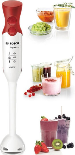 Bosch ErgoMixx Ръчен Блендер с Пластмасова Пръчка 450W Бял