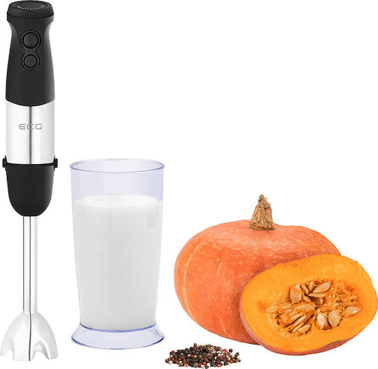 ECG Hand Blender with Inox Rod 750W Black