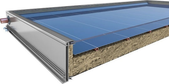 Calpak Mark 4 H Încălzitor solar de apă 300 litri Sticlă Energie Triplă cu colector orizontal de 3 metri pătrați