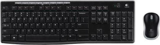 Logitech Wireless Combo MK270 Σετ Πληκτρολόγιο & Ποντίκι Ελληνικό