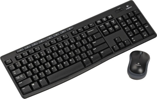 Logitech Wireless Combo MK270 Σετ Πληκτρολόγιο & Ποντίκι Ελληνικό