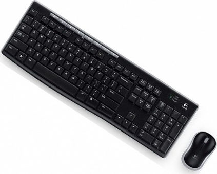 Logitech Wireless Combo MK270 Σετ Πληκτρολόγιο & Ποντίκι Ελληνικό