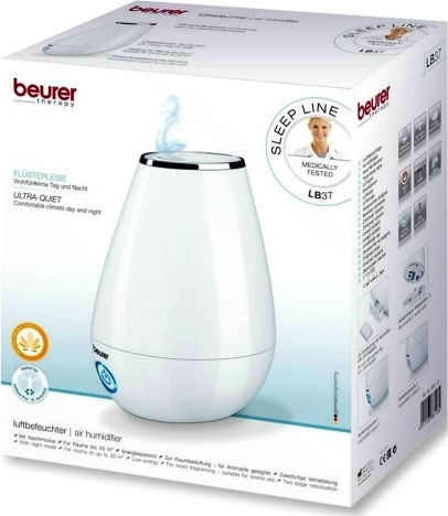 Beurer LB 37 68113 Umidificator Ultrasonic 20W pentru Spații 20m² Mangekyu