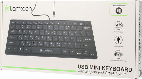 Lamtech LAM081710 Πληκτρολόγιο Ελληνικό