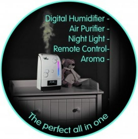 Bo Jungle Umidificator Ionizator 35W Pentru Spații 60m² Gri