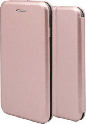 Forcell Forcell Buchen Sie Synthetisches Leder Rose Gold (Galaxy A7 2018)