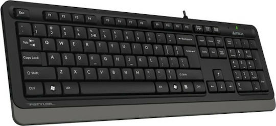 A4Tech Fstyler Sleek FK10 Само клавиатура Английски US Черен