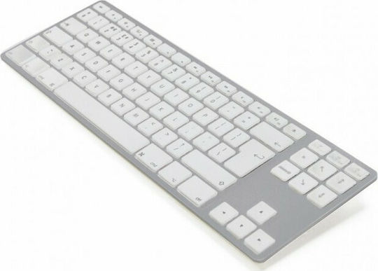 Matias Wired Aluminum Tenkeyless Keyboard for Mac Πληκτρολόγιο Αγγλικό UK Συμβατό με Mac Ασημί