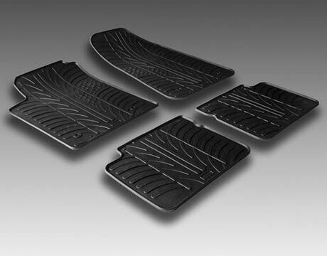 Gledring Set of Front and Rear Mats 4pcs for Fiat Bravo 2007 Black