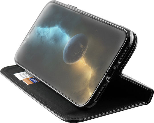 Volte-Tel Buchen Sie Synthetisches Leder Schwarz (Huawei Mate 20 Pro)