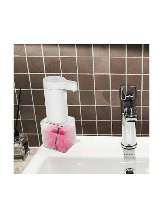Dispenser Αφρού Πλαστικό με Αυτόματο Διανομέα Λευκό 260ml