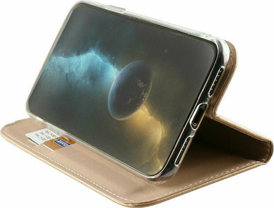 Volte-Tel Pocket Magnet Book Δερματίνης Χρυσό (Honor 8X)