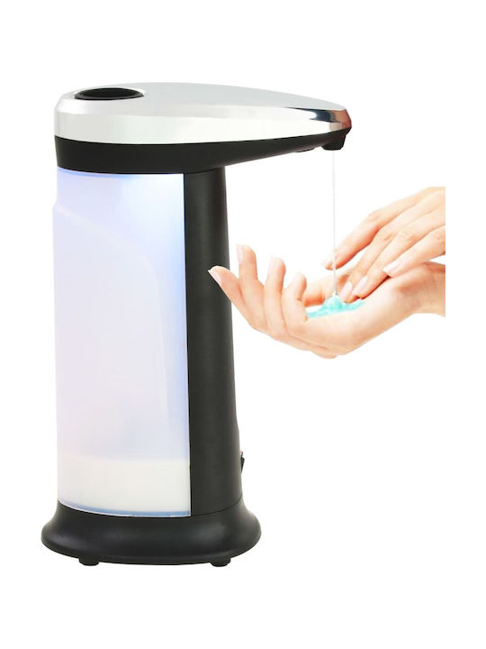 vidaXL Dispenser Plastic cu Distribuitor Automat Argintiu 800ml