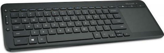 Microsoft All-in-One Media Keyboard Wireless Keyboard with Touchpad English UK
