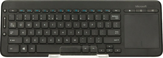 Microsoft All-in-One Media Keyboard Wireless Keyboard with Touchpad English UK