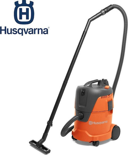 Husqvarna 220 Vacuum Wet / Dry 1000W with Plastic Bin 20lt