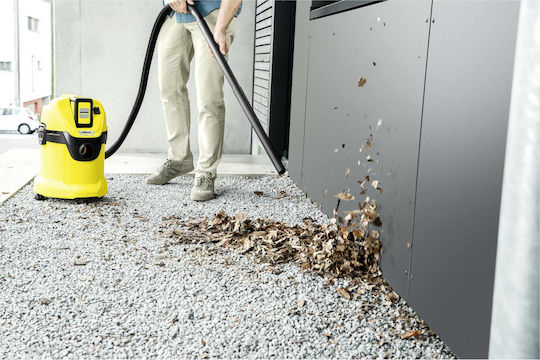 Karcher Vacuum WD 3 Battery Set Rechargeable Vacuum Wet / Dry with Plastic Bin 17lt