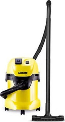 Karcher WD 3 P Σκούπα Υγρών / Στερεών 1000W με Πλαστικό Κάδο 17lt
