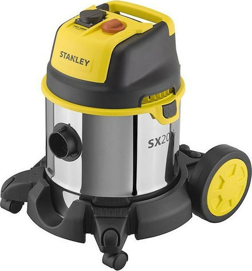 Stanley Vacuum Wet / Dry 1400W with Stainless Bin 20lt