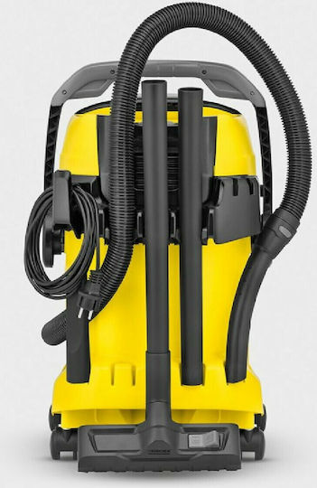 Karcher WD 5 P Σκούπα Υγρών / Στερεών 1100W με Πλαστικό Κάδο 25lt