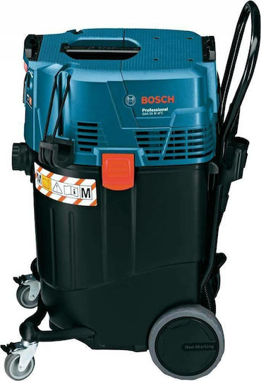 Bosch GAS 55 M AFC Σκούπα Υγρών / Στερεών 1200W με Πλαστικό Κάδο 55lt