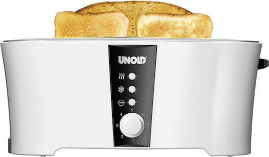 Unold Φρυγανιέρα 2 Θέσεων 1350W Λευκή