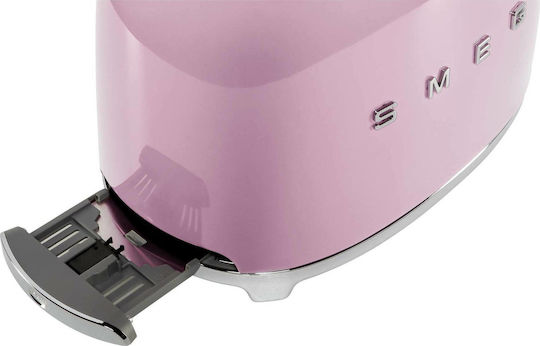 Smeg Toaster 2 Slots 950W Pink